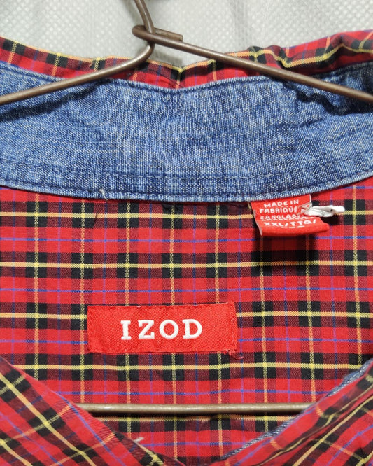 Izod Red Shirt For Men XXL