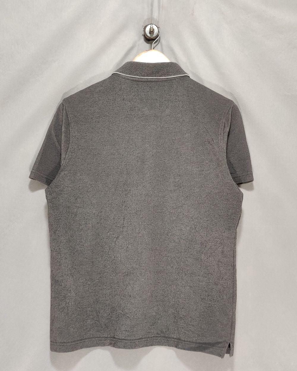 Michael Kors Gray Cotton Polo T Shirt For Men M