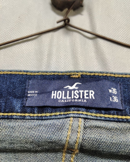 Hollister Blue Denim Jeans For Men L