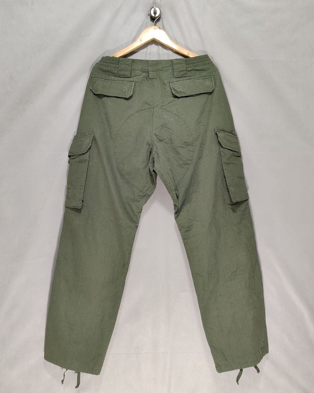 LA Police Gear Green Cotton For Men Cargo Pant M