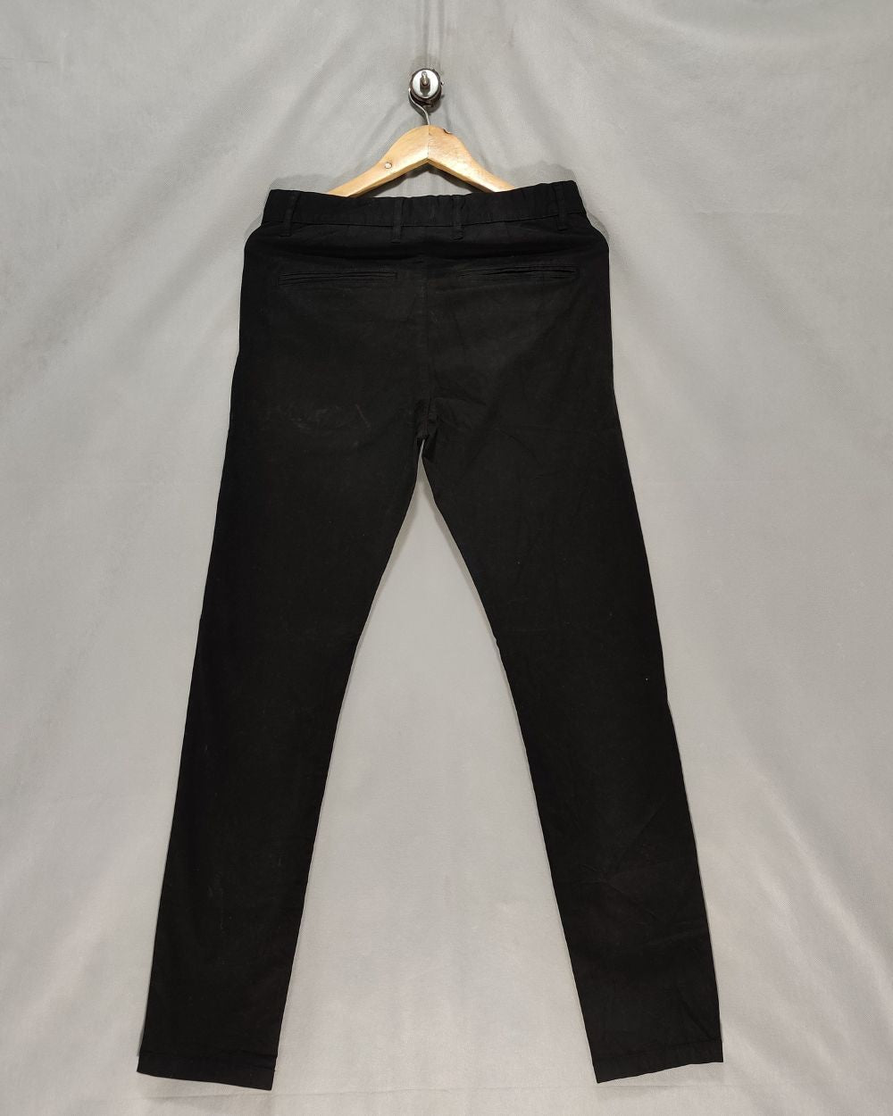 Label Of Graded Goods Black Cotton Dress Pant For Men M