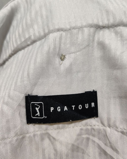 PGA Tour Cream Cotton Dress Pant For Men XL