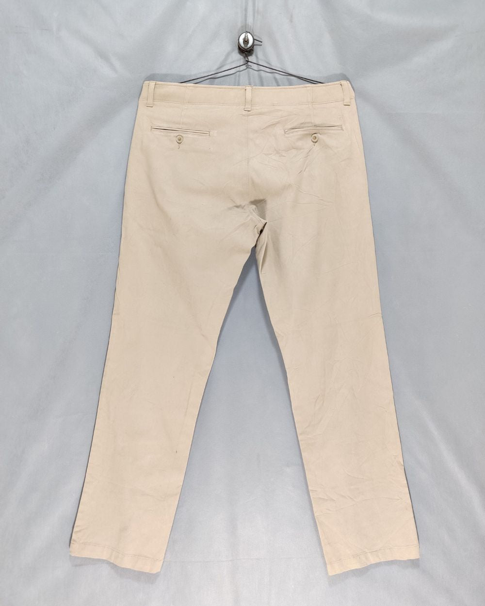 Haggar  Khaki Cotton Dress Pant For Men L