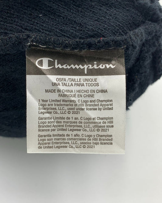 Champion Black Winter Cap For Men