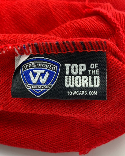Top World Red Winter Cap For Women