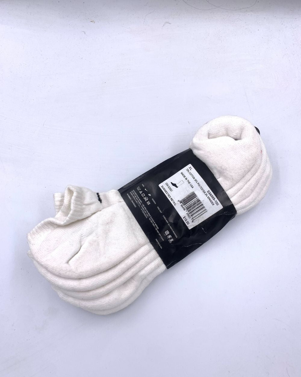 Nike White Socks 3 Pack For Unisex