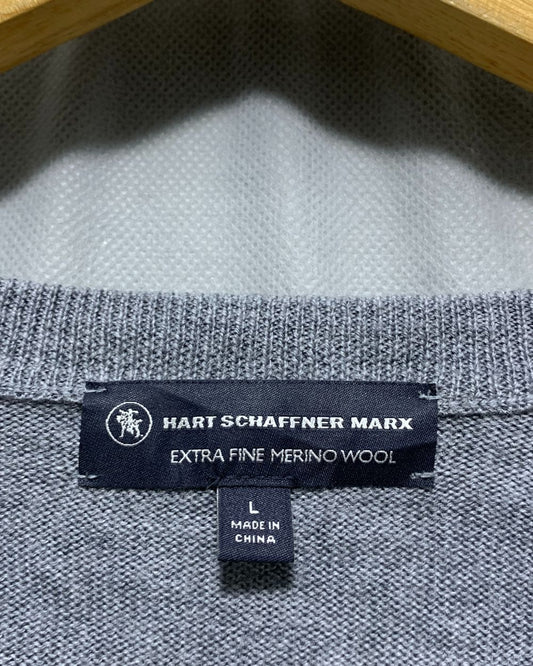 Hart Schaffner Marx Gray For Men Sweater L