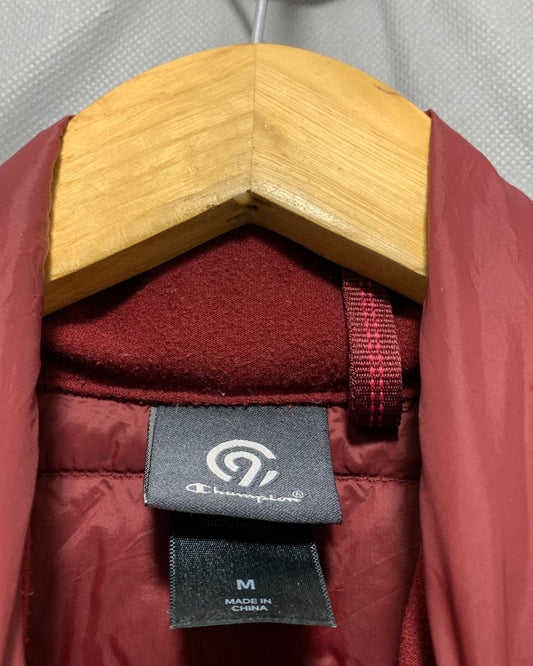 Champion Maroon For Men Vest Jacket M