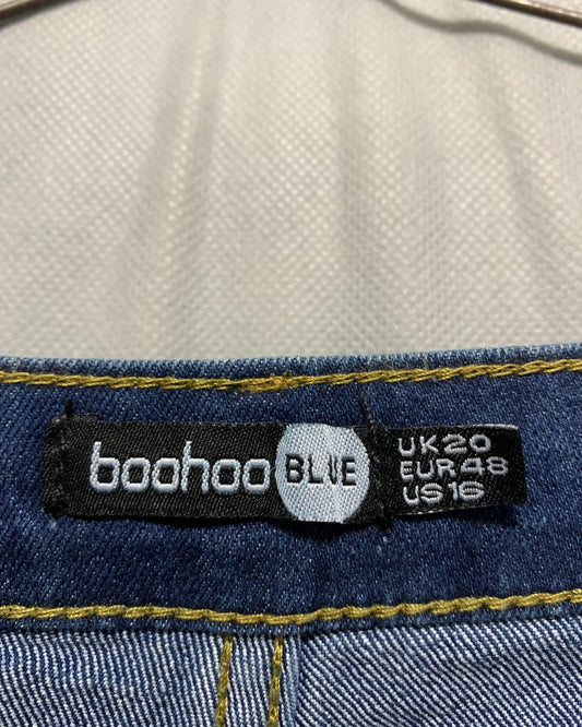 Boo Hoo Blue Jeans For Women XL