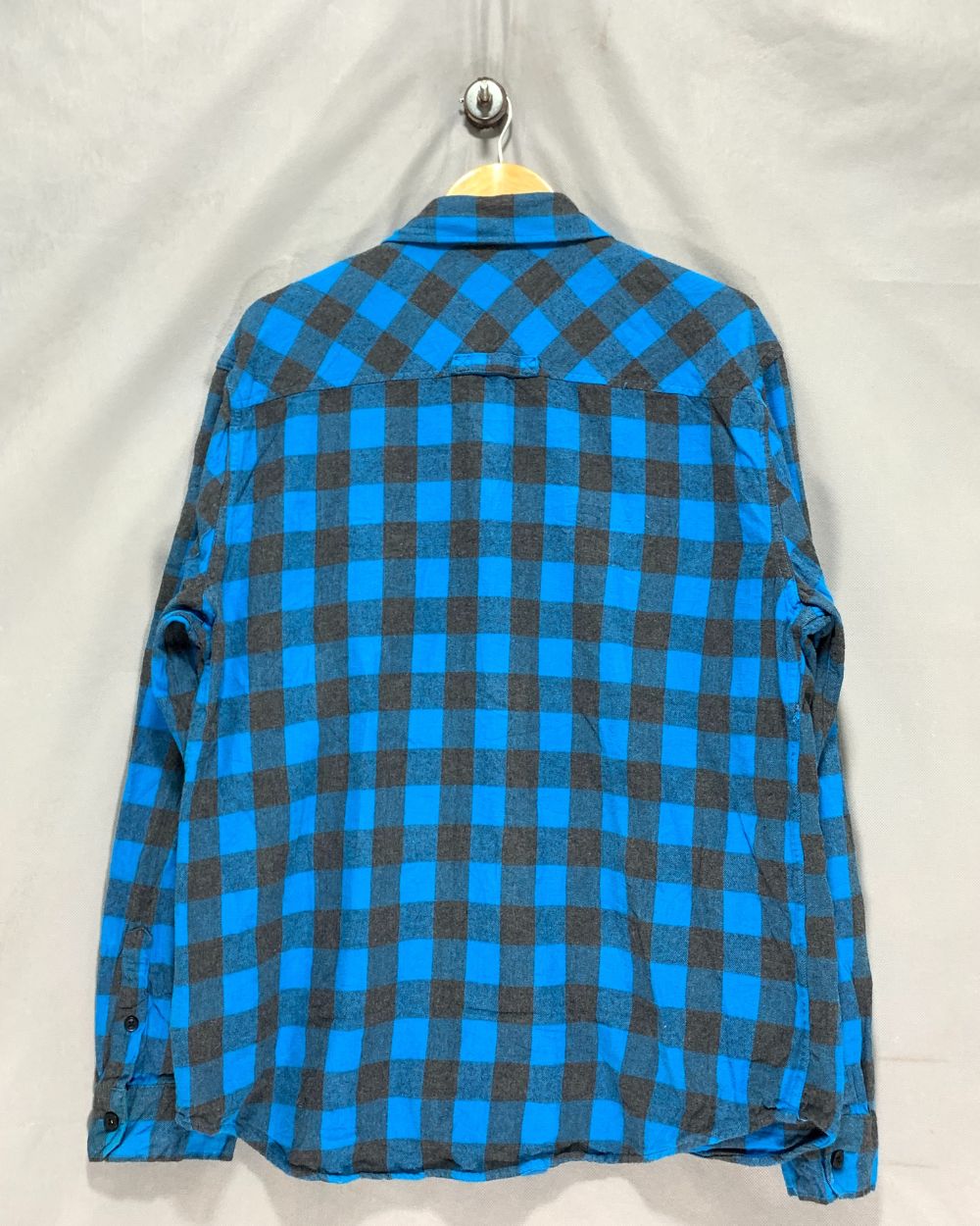 Aeropostale Blue Falalen Winter Shirt For Men Large