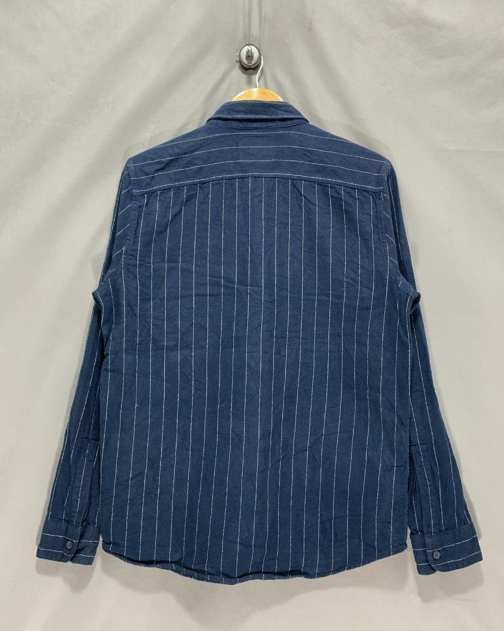 Hollister Blue Falalen Winter Shirt For Men M