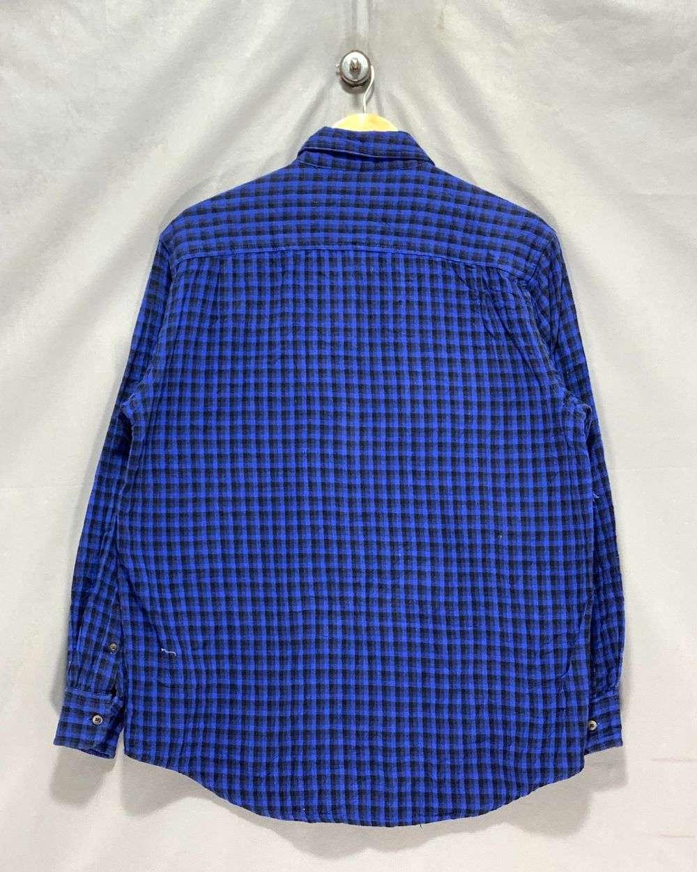 Faded Glory Blue Falalen Winter Shirt For Men M
