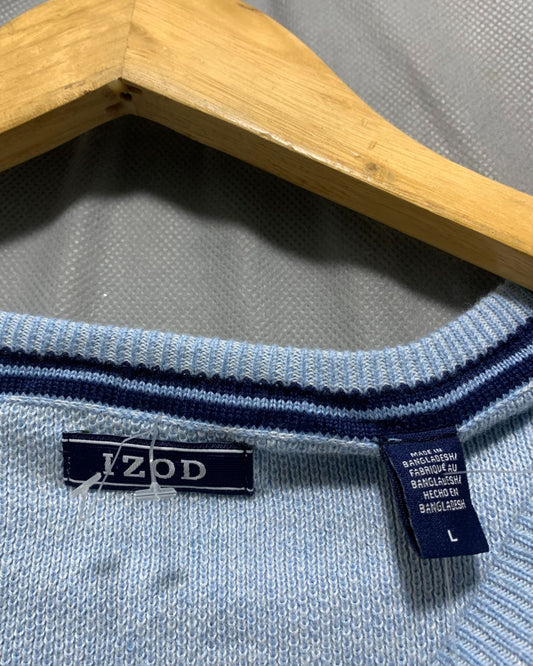 Izod Blue For Men Sweatshirt L