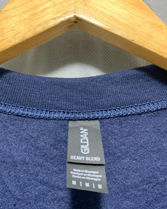 Gildan Blue For Men Sweatshirt M
