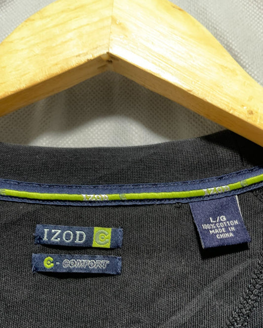 Izod Black For Men Sweatshirt L
