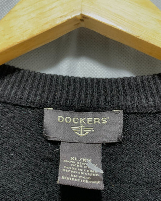 Dockers Black For Men Sweater XL
