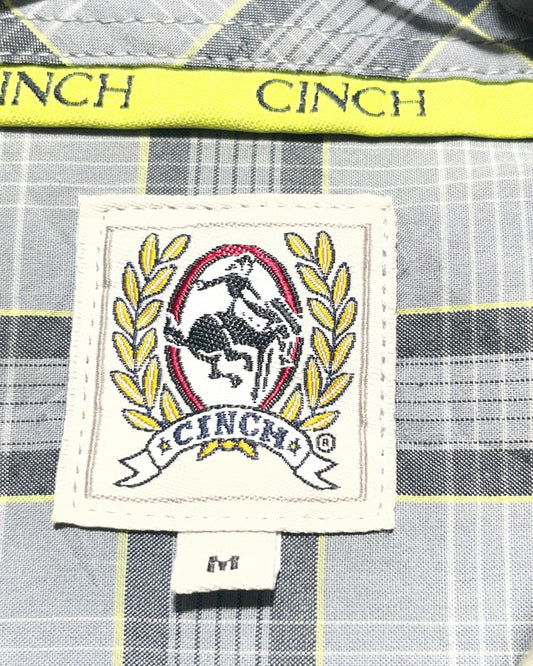 Cinch Gray Cotton Shirt For Men XX Large