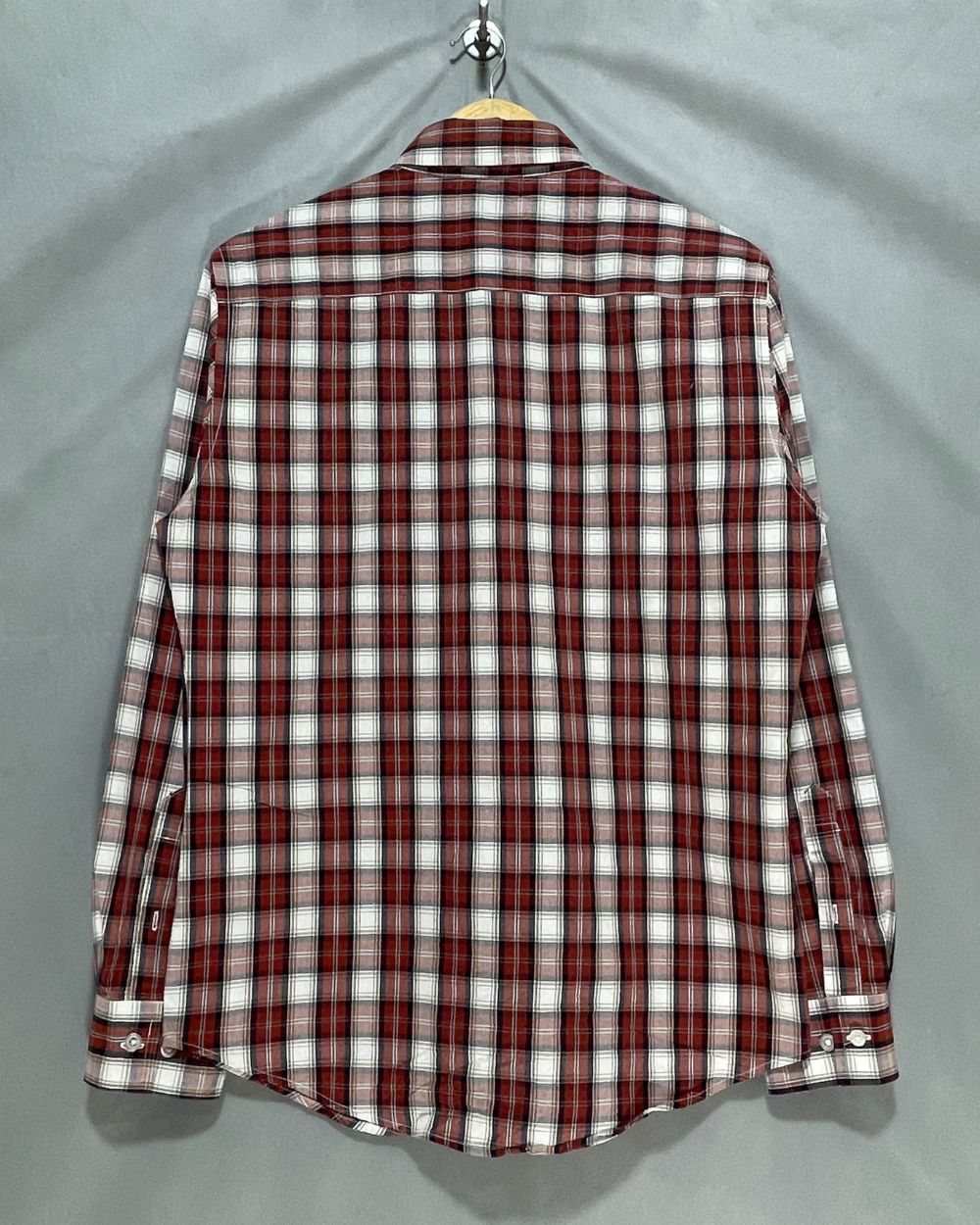 Croft&Barrow Red Cotton Shirt For Men Small