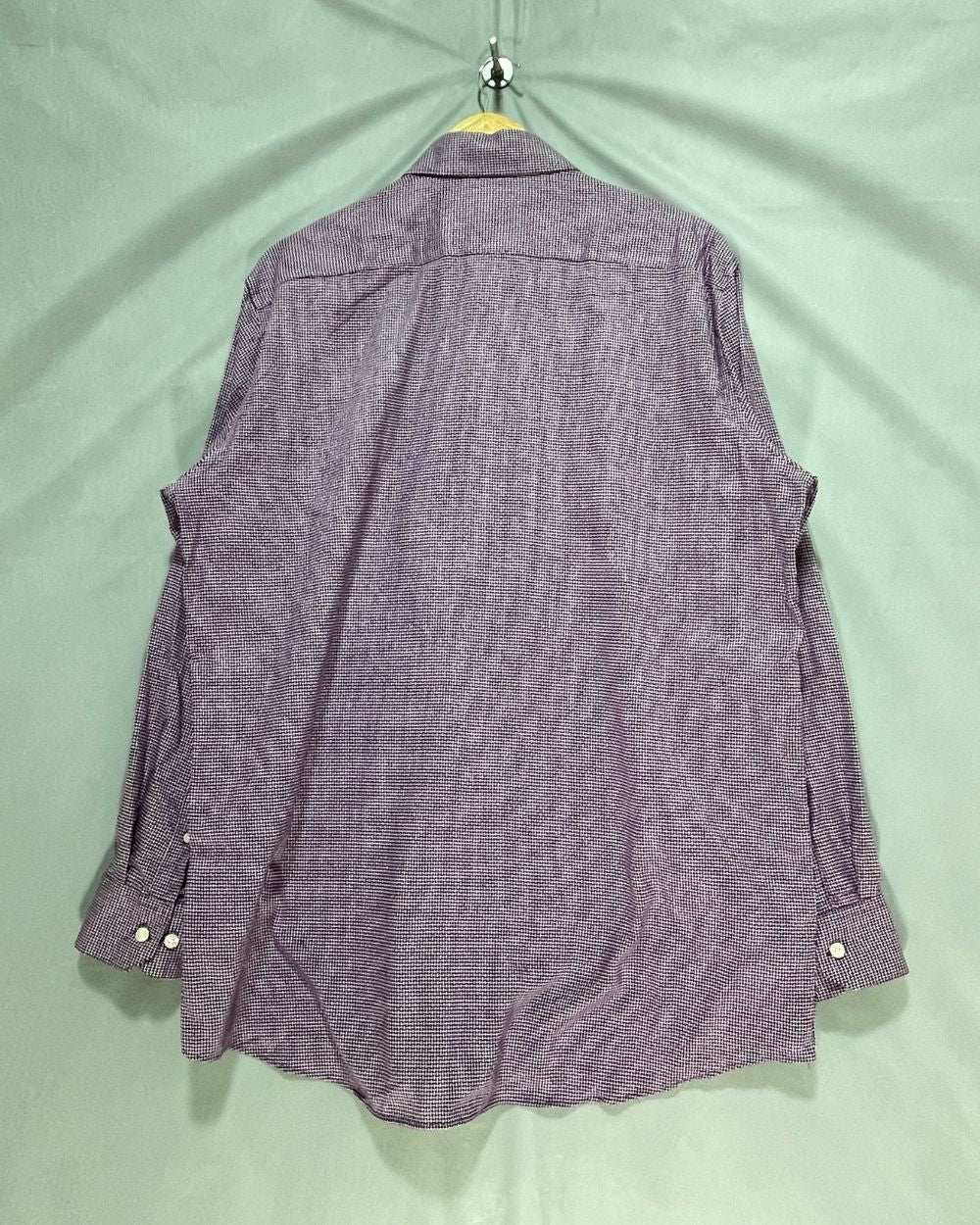 Claiborne Purple Cotton Shirt For Men X Large