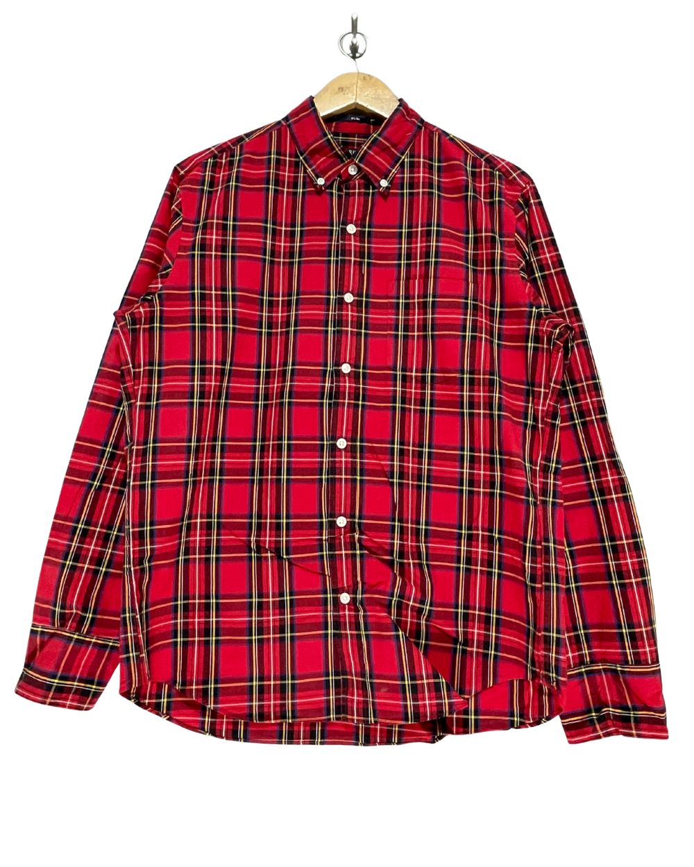 J.Crew Red Cotton Shirt For Men Medium