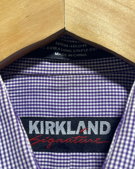 Kirkland White Cotton Shirt For Men L | Preloved Labels