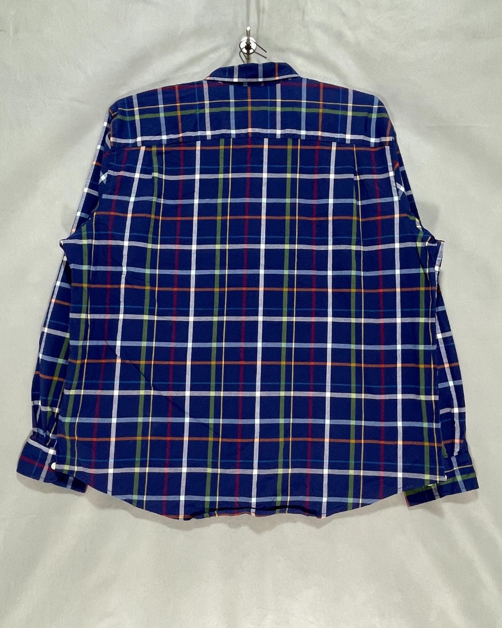 Crown&Ivy Blue Cotton Shirt For Men XX L