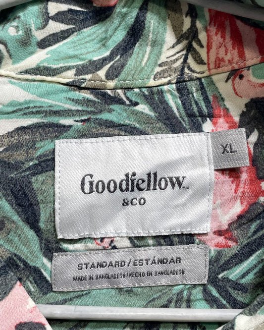 Goodfellow Multi Linen Shirt For Men XL