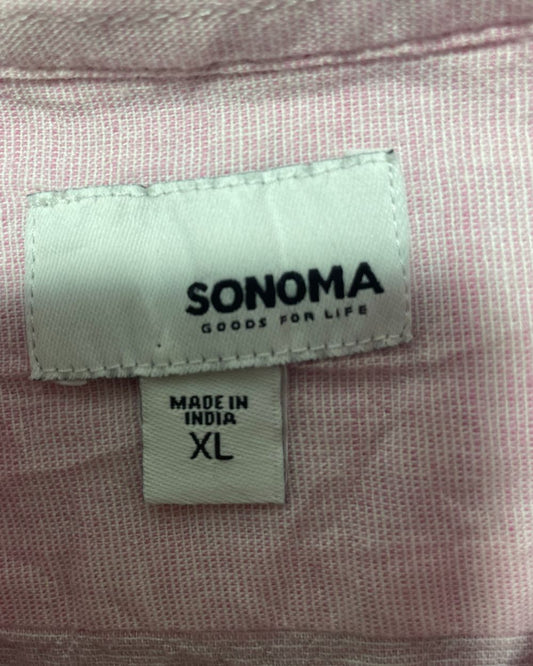 Sonoma Pink Cotton Shirt For Men X Large | Preloved Labels