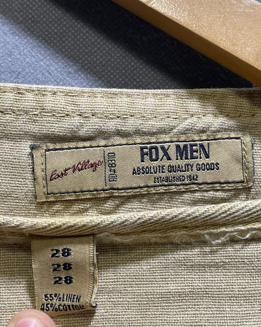 Fox Men Khaki Cotton Short For Men M | Preloved Labels