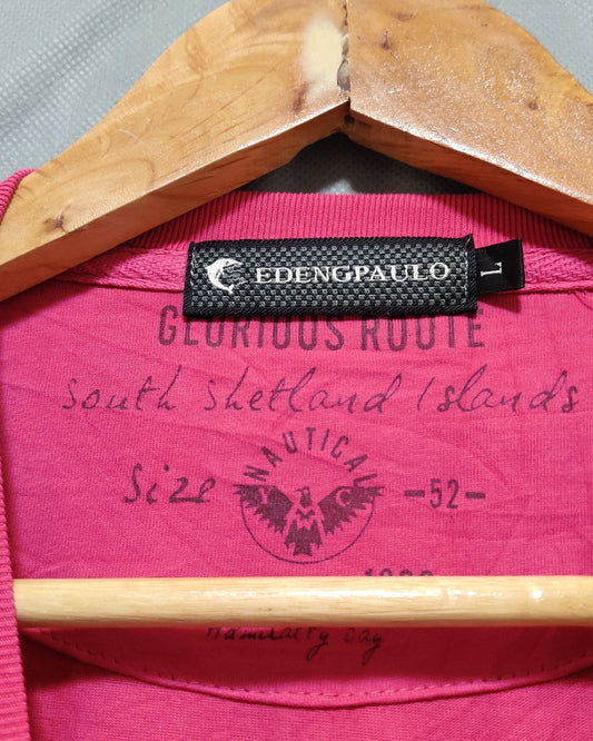 Edengpaulo Pink T Shirt For Men Large