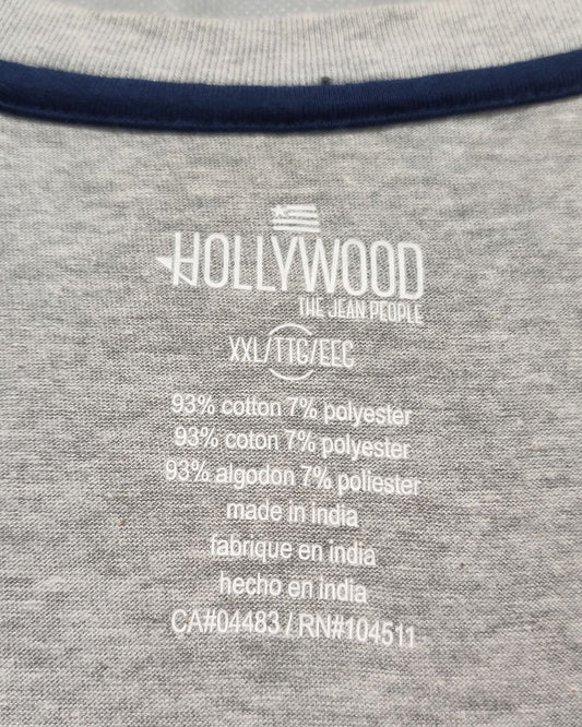 Hollywood Gray T Shirt For Men XL