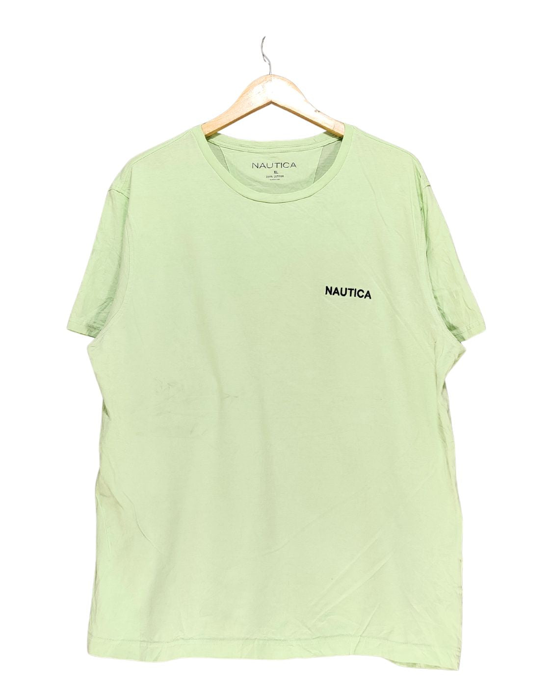 Nautica Green T Shirt For Men Large