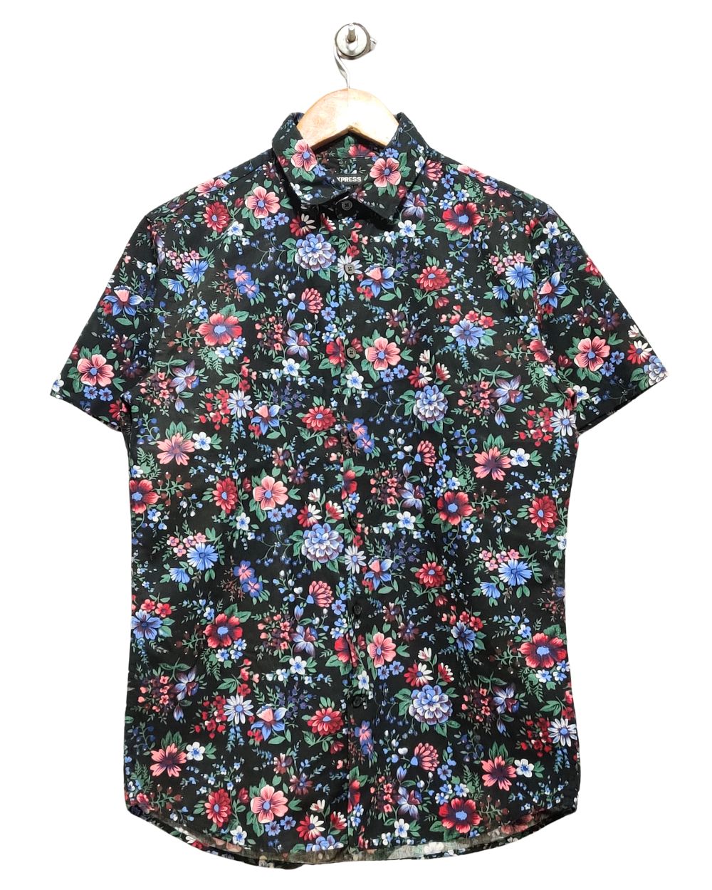 Express Black Cotton Shirt For Men S
