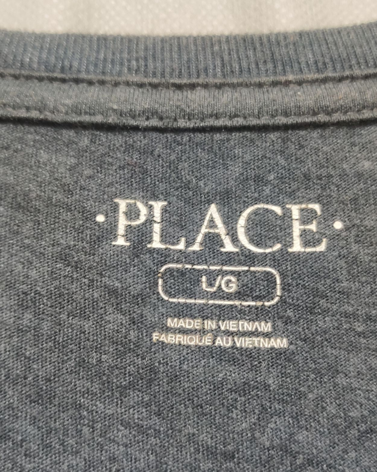 Place Gray T Shirt For Men Large