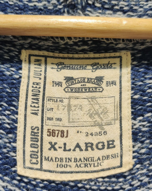 Alexander Julian Blue For Women Hoodie X Large