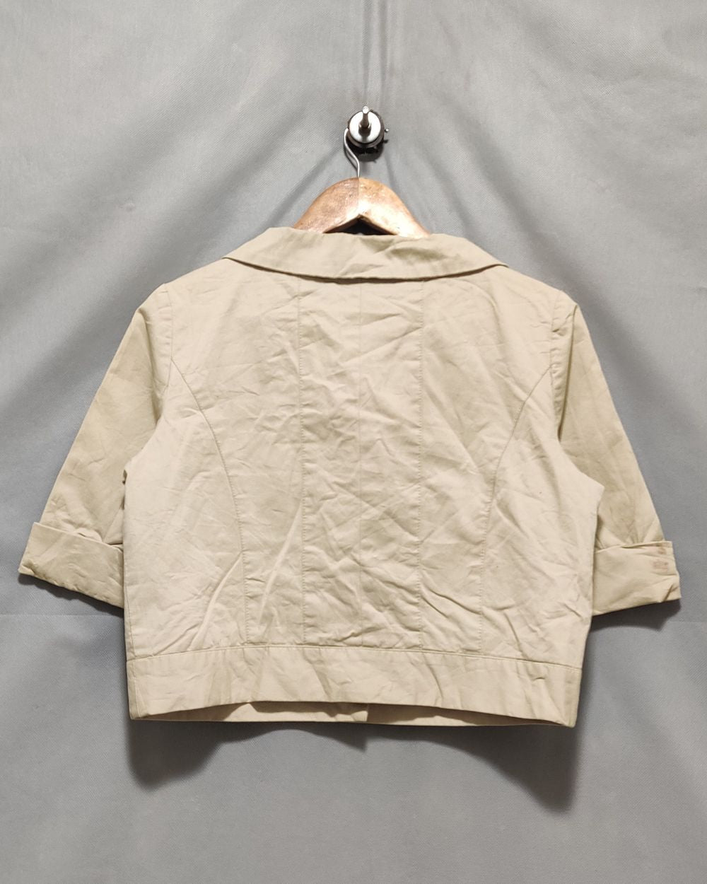 Kenneth Cole New York Cream Coat For Women Medium