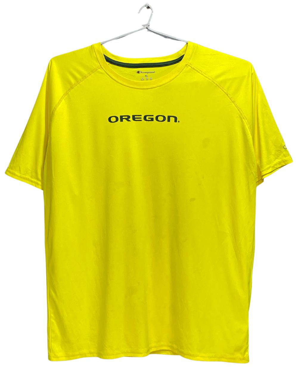 Champion Yellow Sports For Men T Shirt X Large