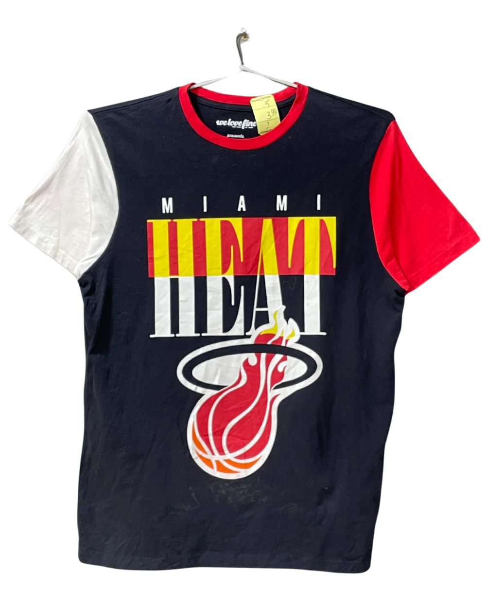 NBA Black Cotton T Shirt For Men Large