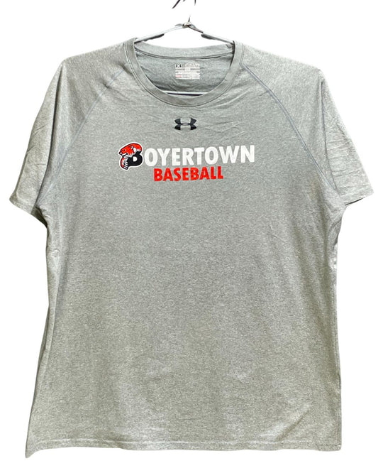 Under Armour Gray Sports For Men T Shirt XX Large