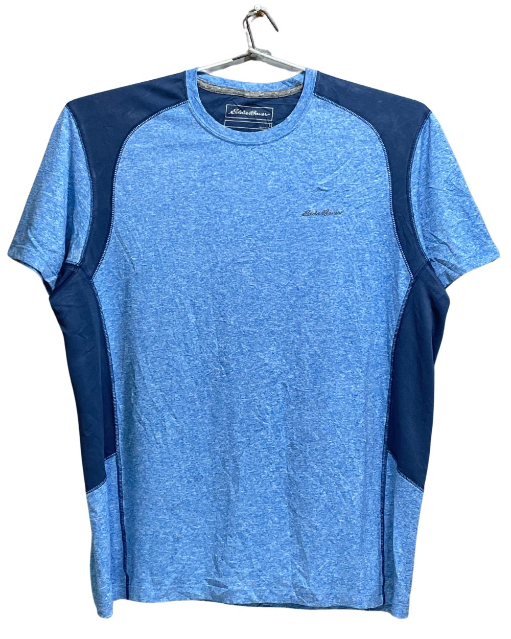 Eddie Bauer Blue Sports For Men T Shirt Large