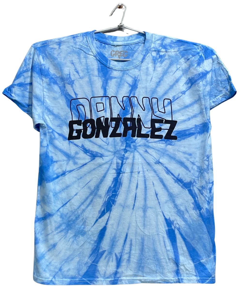 Grpeg Blue Cotton T Shirt For Men Medium
