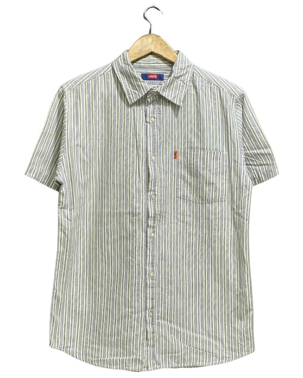 Levi's White Cotton Shirt For Men Small