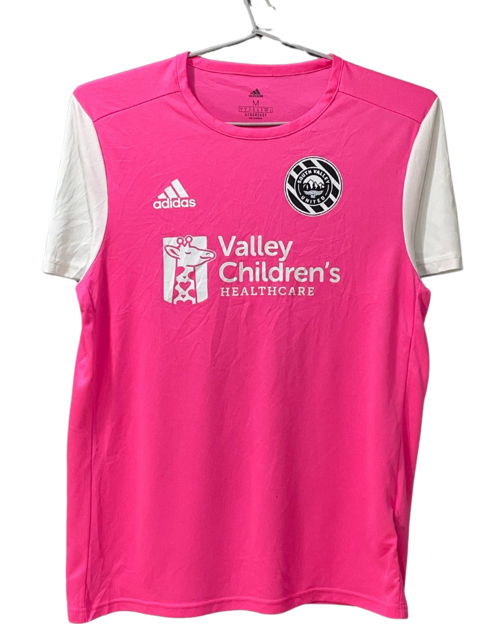 Adidas Pink Sport For Women T Shirt Medium