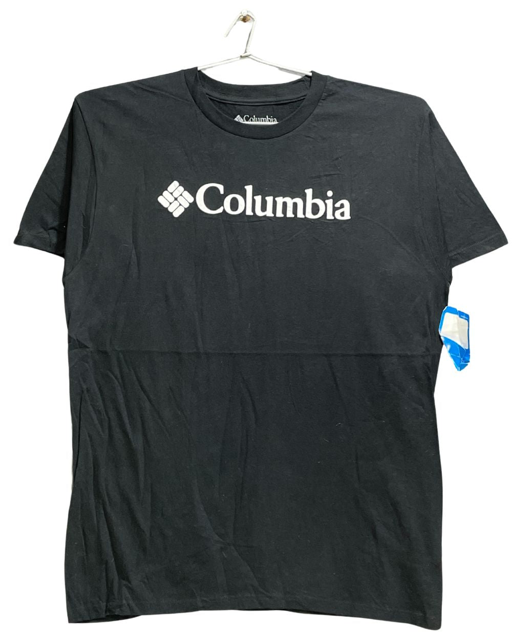 Columbia Black Cotton T Shirt For Men Large