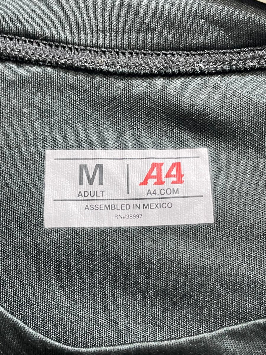 A4.Com Black For Men Sports T Shirt M - Preloved Labels