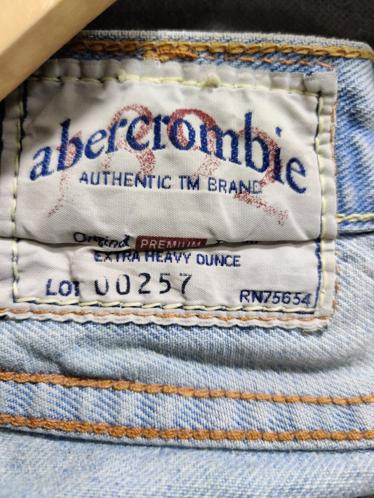 Abercrombie & Fitch Blue Denim Jeans For Men XS - Preloved Labels