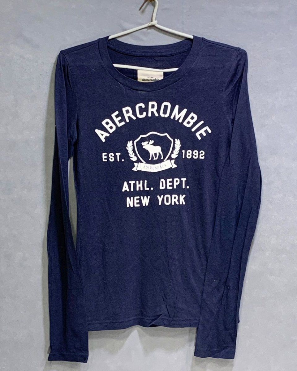 Abercrombie & Fitch Branded Original For Cotton Women T Shirt - Preloved Labels
