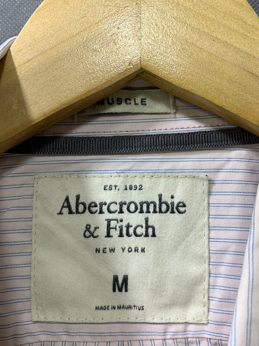 Abercrombie & Fitch Branded Original Pink Cotton Shirt For Men - Preloved Labels