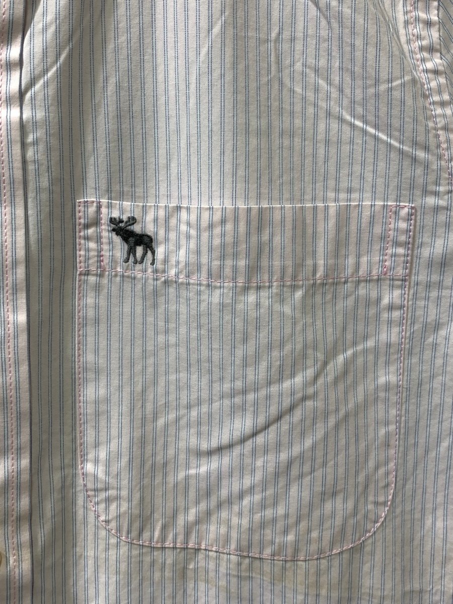 Abercrombie & Fitch Branded Original Pink Cotton Shirt For Men - Preloved Labels