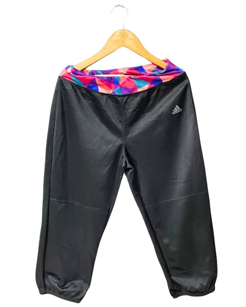 Adidas Black Polyester Short For Women L - Preloved Labels